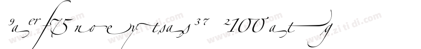 ZapfinoExtraLTX Smal字体转换